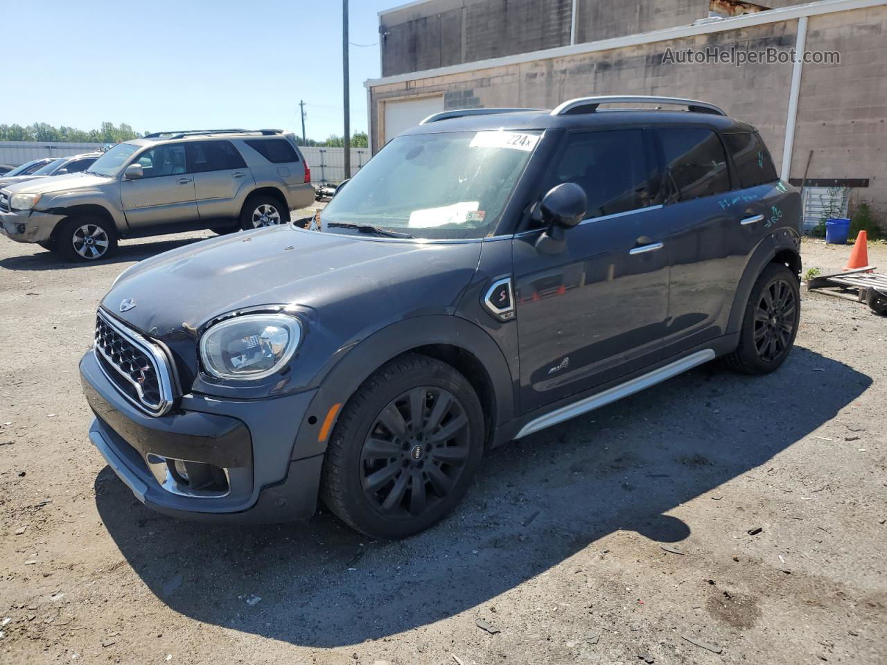 2018 Mini Cooper S Countryman All4 Gray vin: WMZYT5C30J3D81896