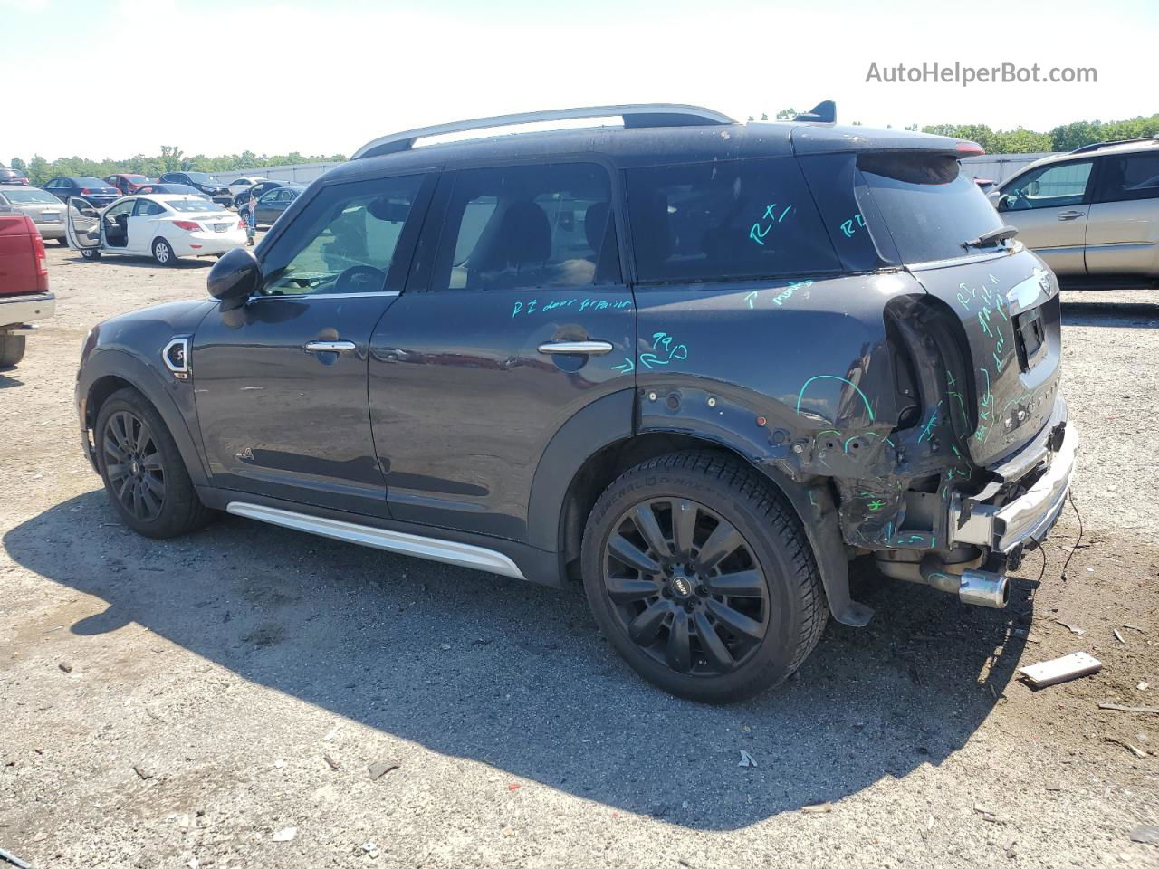 2018 Mini Cooper S Countryman All4 Gray vin: WMZYT5C30J3D81896