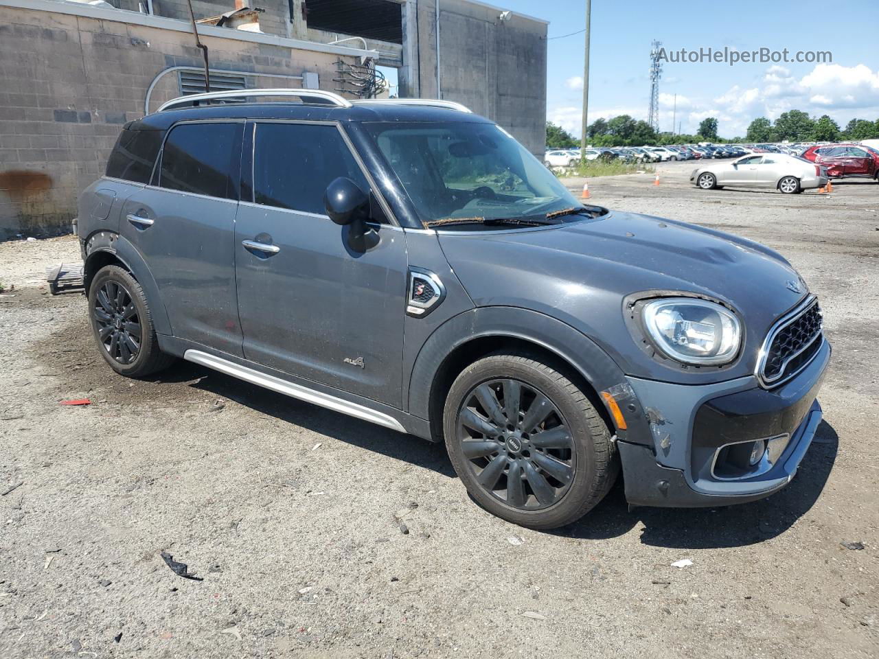 2018 Mini Cooper S Countryman All4 Gray vin: WMZYT5C30J3D81896