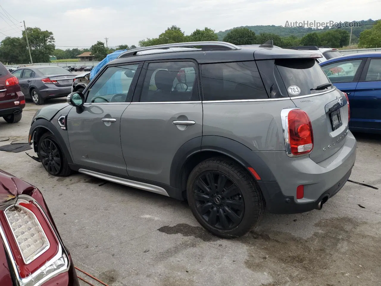 2018 Mini Cooper S Countryman All4 Серый vin: WMZYT5C30J3D82059