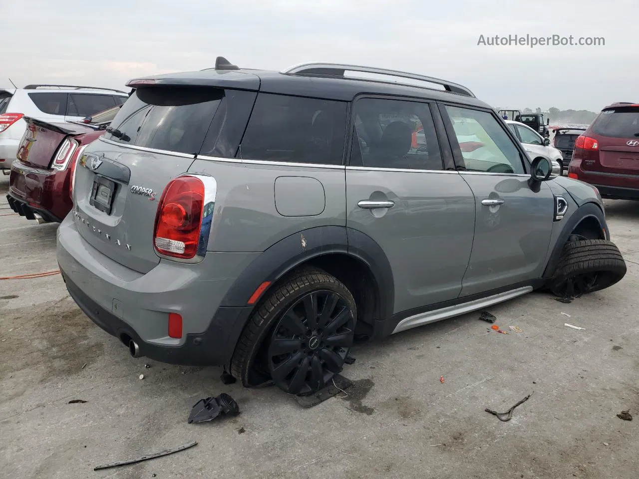 2018 Mini Cooper S Countryman All4 Серый vin: WMZYT5C30J3D82059