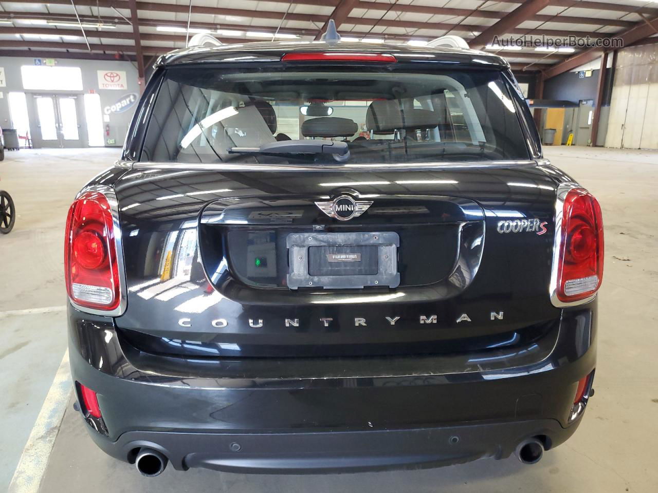 2018 Mini Cooper S Countryman All4 Black vin: WMZYT5C30J3D82627