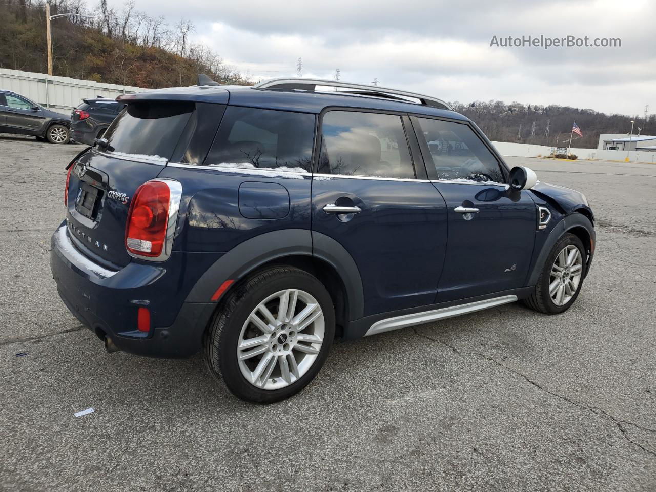 2018 Mini Cooper S Countryman All4 Синий vin: WMZYT5C30J3E61702