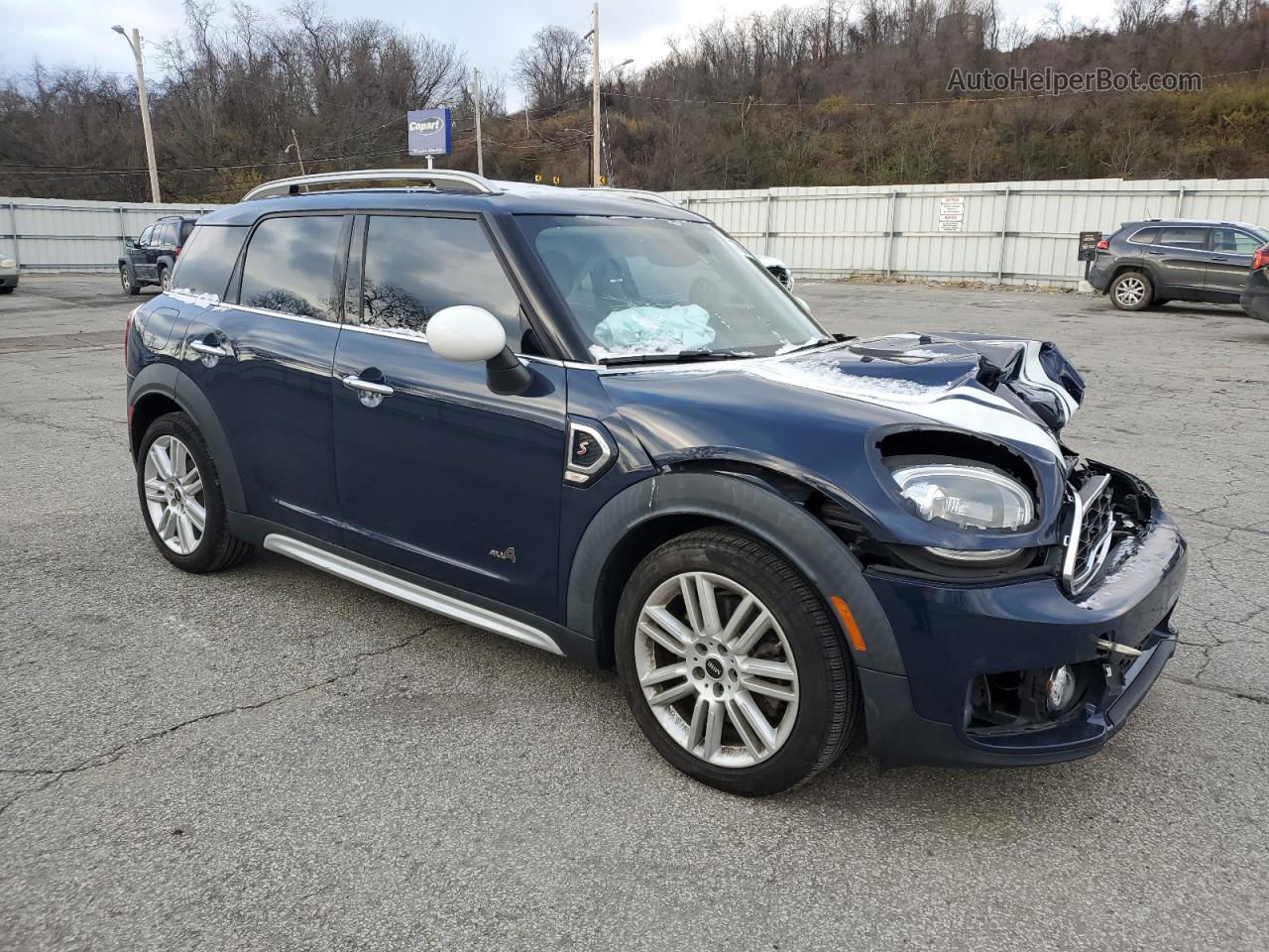 2018 Mini Cooper S Countryman All4 Blue vin: WMZYT5C30J3E61702