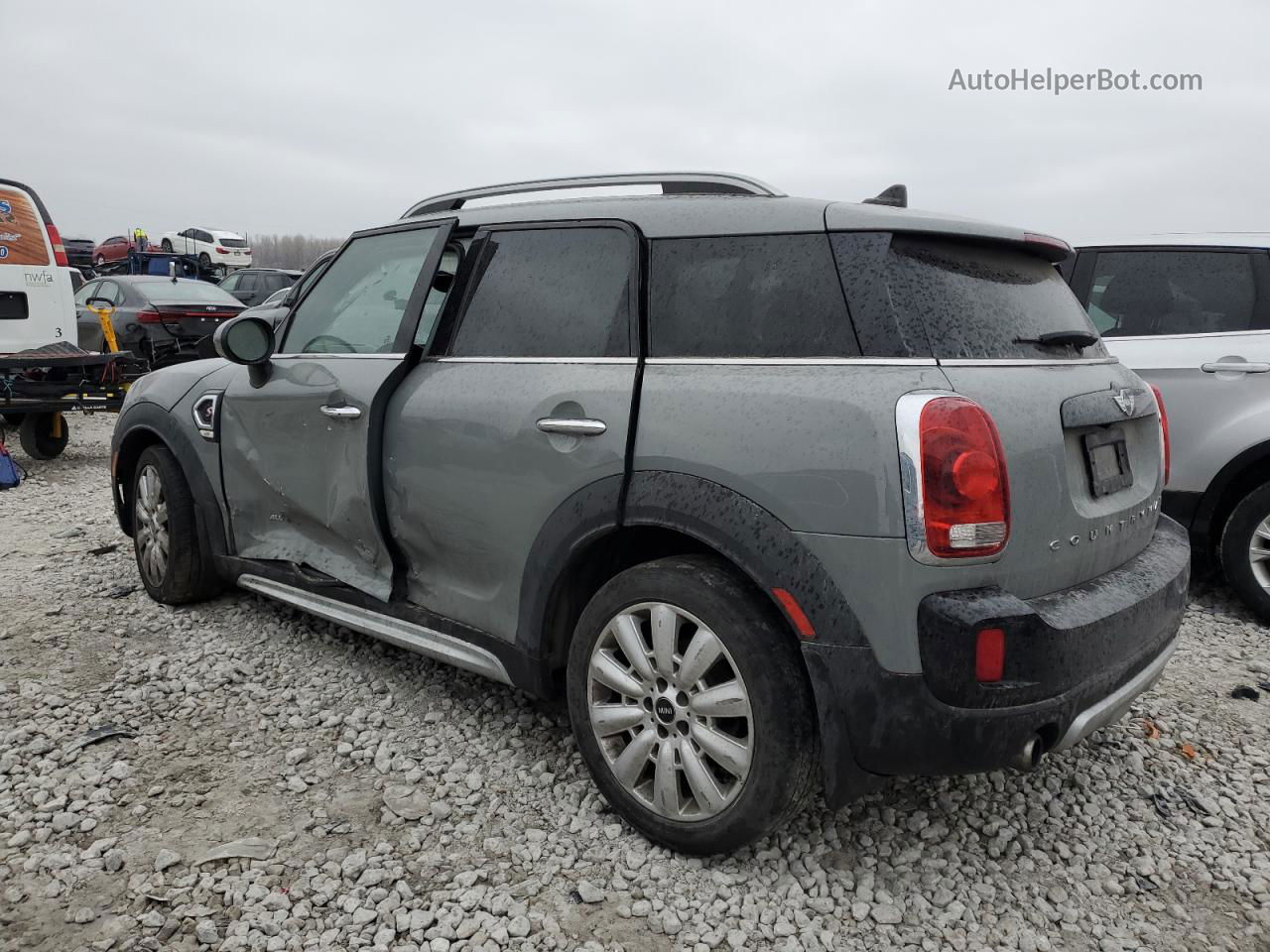 2018 Mini Cooper S Countryman All4 Gray vin: WMZYT5C31J3D83110