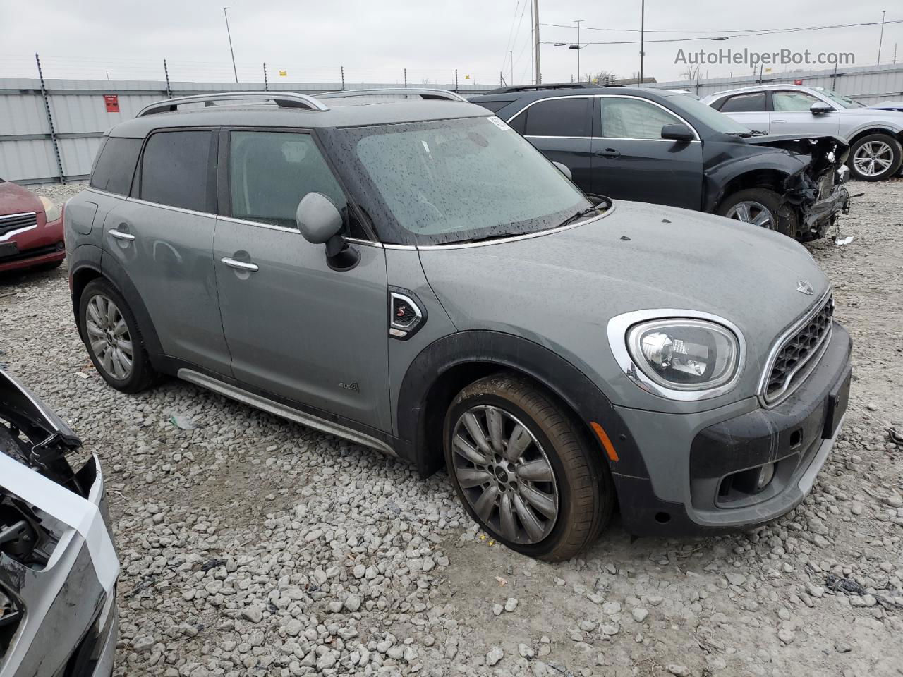 2018 Mini Cooper S Countryman All4 Gray vin: WMZYT5C31J3D83110