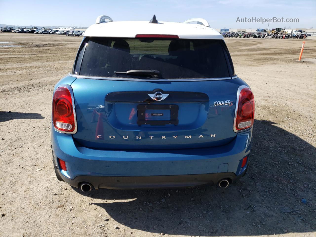 2018 Mini Cooper S Countryman All4 Blue vin: WMZYT5C32J3E59840