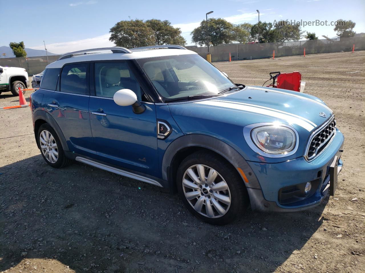 2018 Mini Cooper S Countryman All4 Blue vin: WMZYT5C32J3E59840