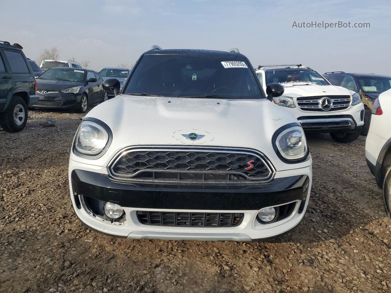 2018 Mini Cooper S Countryman All4 White vin: WMZYT5C32J3E60230