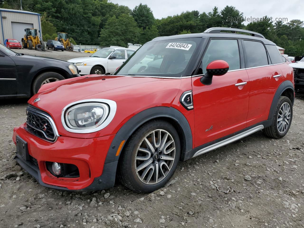 2018 Mini Cooper S Countryman All4 Красный vin: WMZYT5C32J3E62379