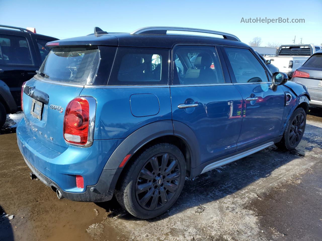 2018 Mini Cooper S Countryman All4 Blue vin: WMZYT5C34J3E69060