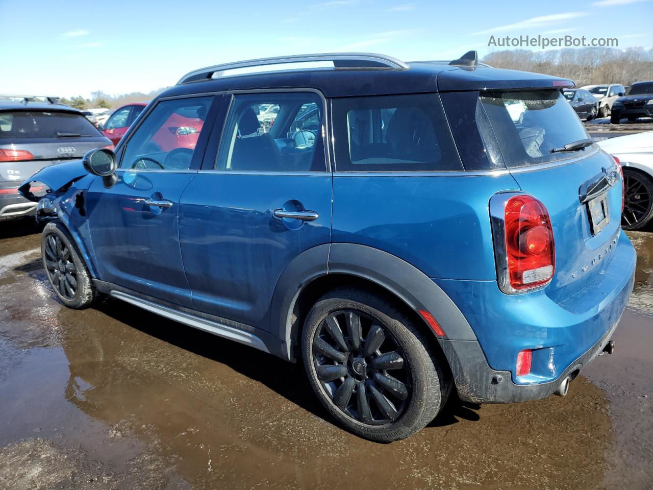 2018 Mini Cooper S Countryman All4 Blue vin: WMZYT5C34J3E69060