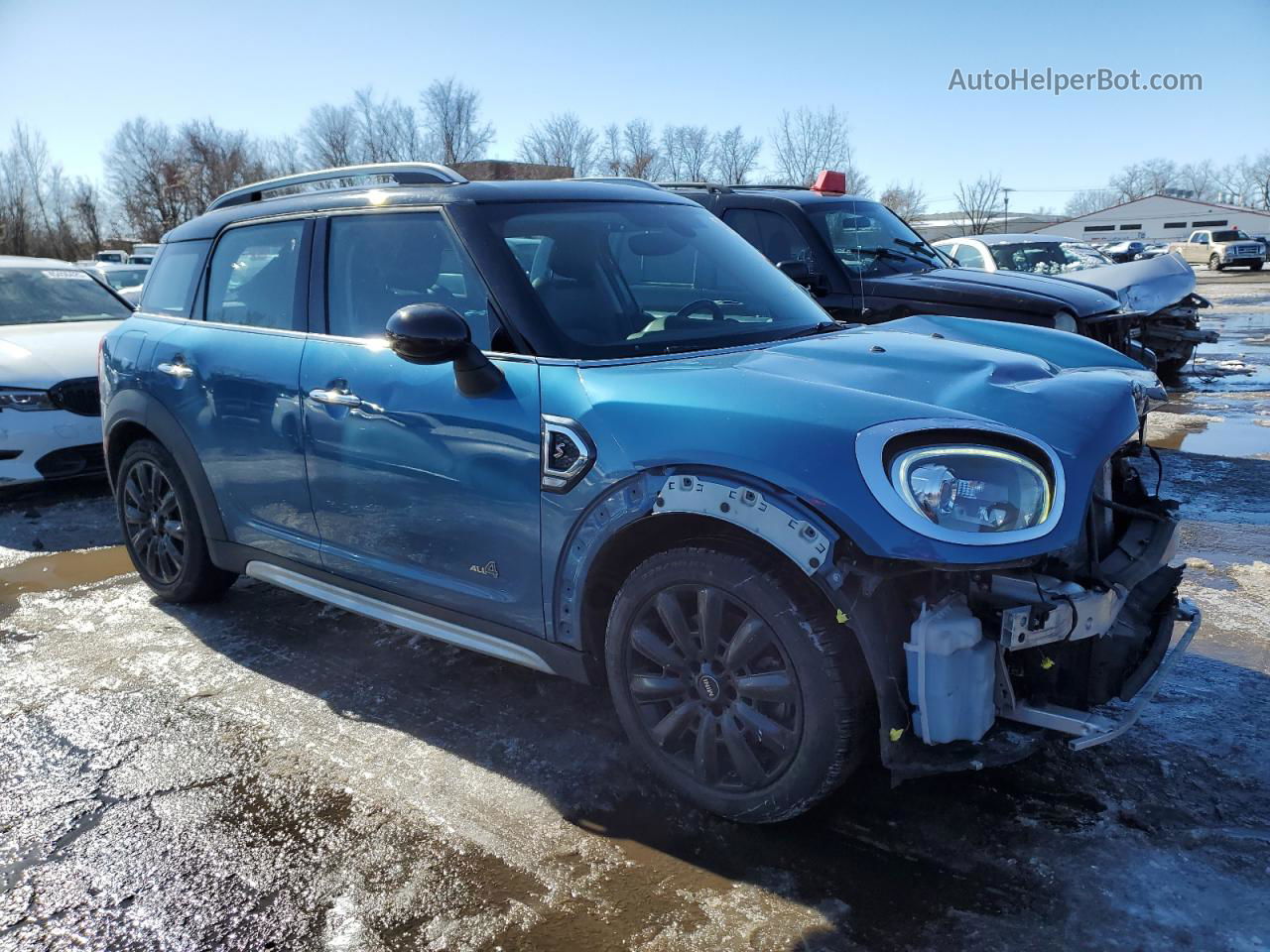 2018 Mini Cooper S Countryman All4 Blue vin: WMZYT5C34J3E69060