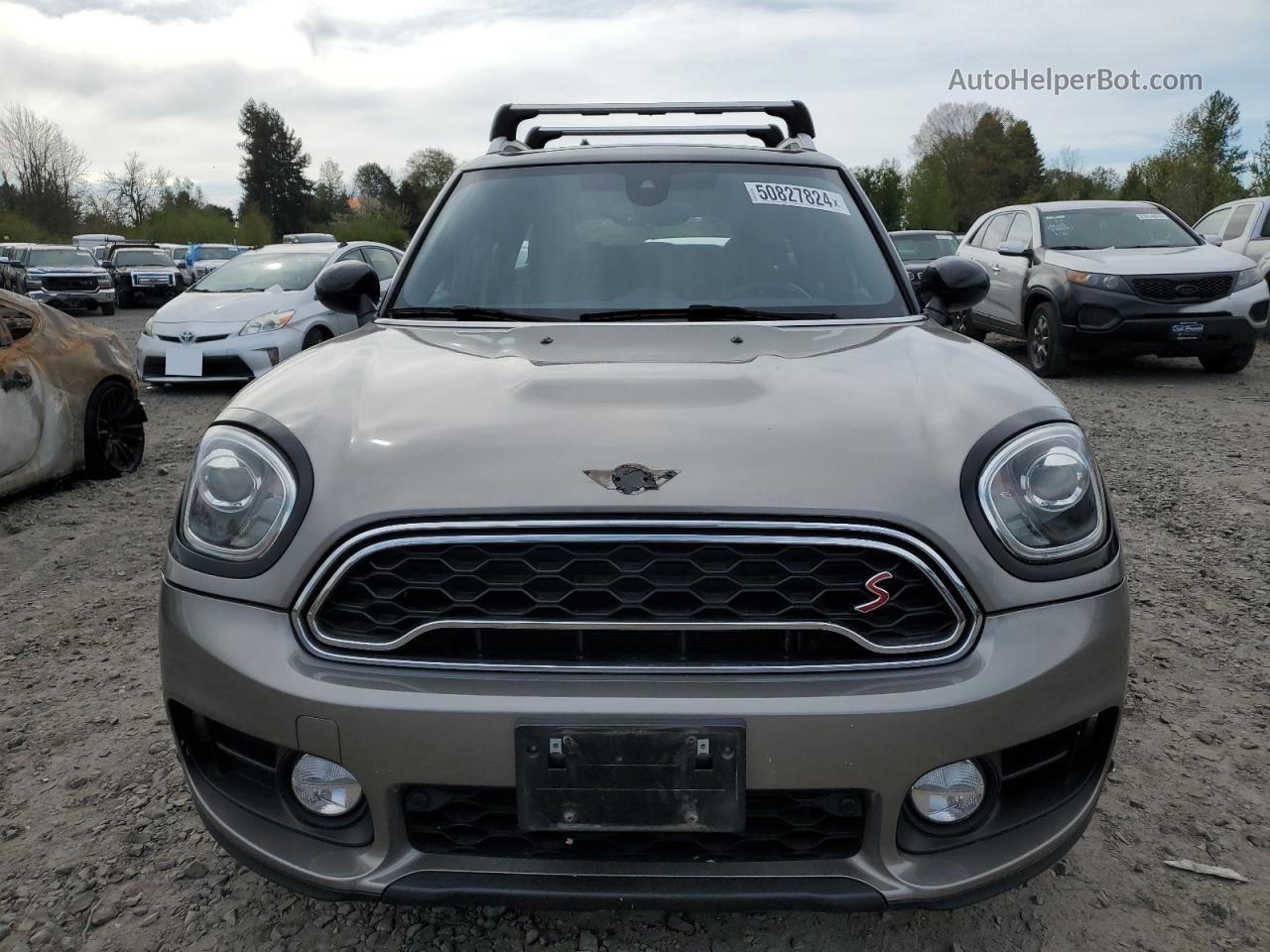 2018 Mini Cooper S Countryman All4 Gray vin: WMZYT5C36J3E61686