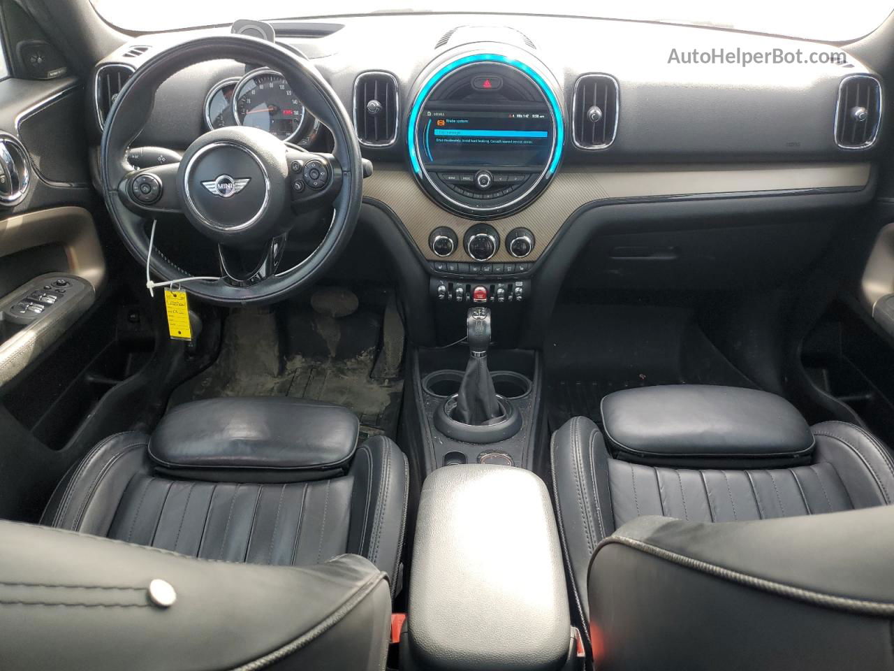 2018 Mini Cooper S Countryman All4 White vin: WMZYT5C39J3D81881