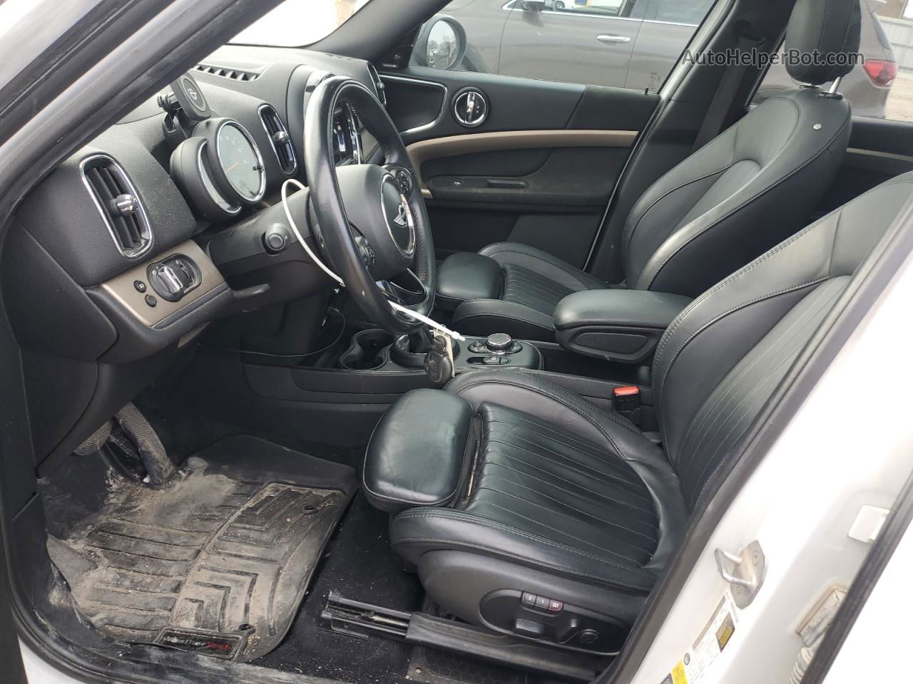 2018 Mini Cooper S Countryman All4 White vin: WMZYT5C39J3D81881