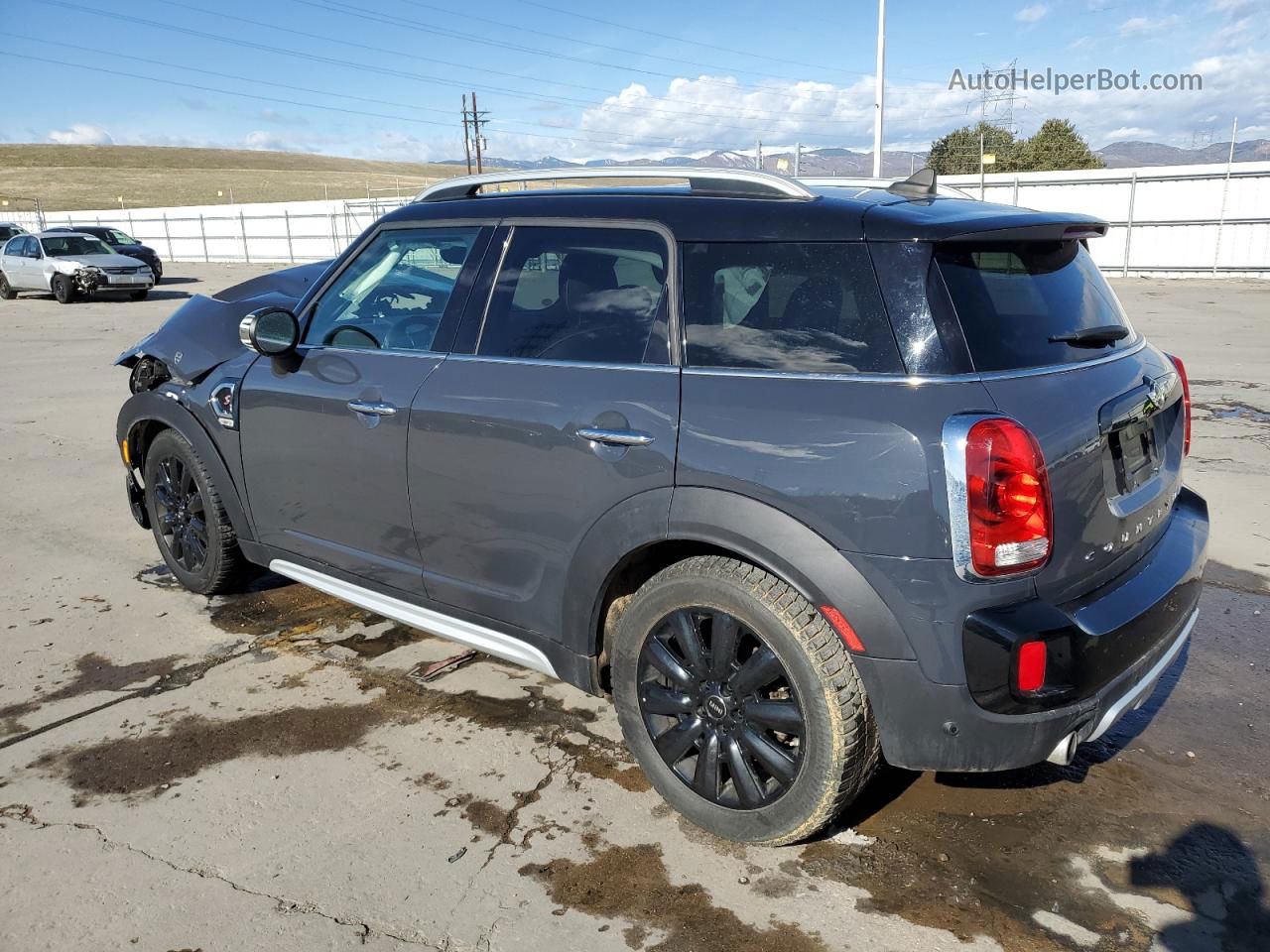 2018 Mini Cooper S Countryman All4 Gray vin: WMZYT5C39J3E19206