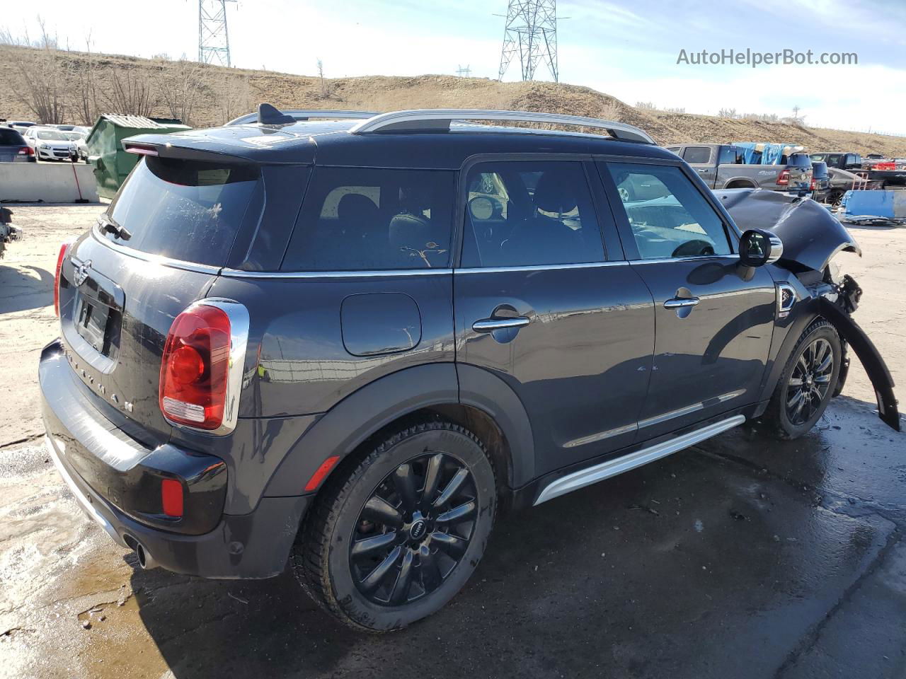 2018 Mini Cooper S Countryman All4 Серый vin: WMZYT5C39J3E19206