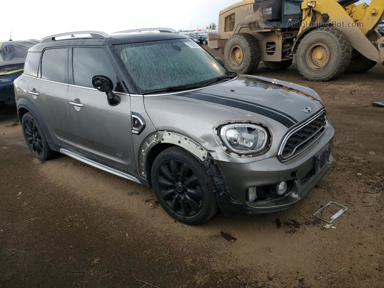 2018 Mini Cooper S Countryman All4 Желто-коричневый vin: WMZYT5C3XJ3E60069