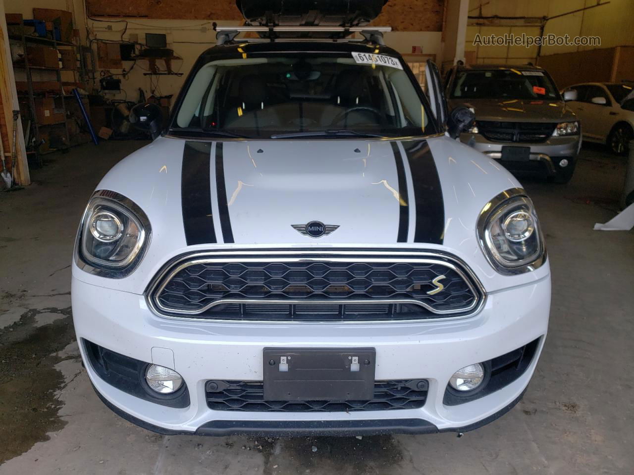 2018 Mini Cooper S E Countryman All4 White vin: WMZYU7C44J3B86322