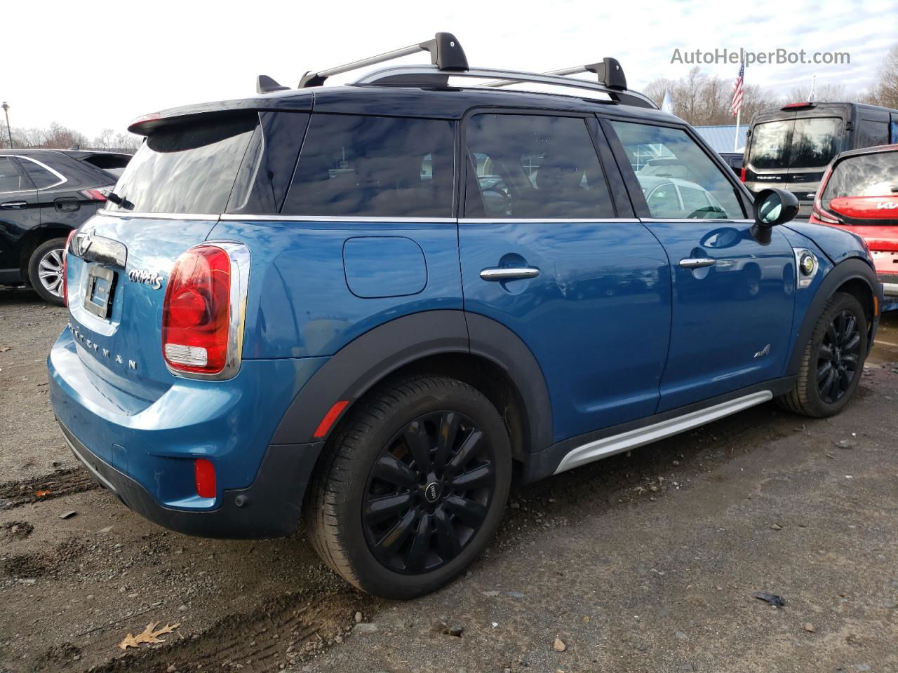 2018 Mini Cooper S E Countryman All4 Blue vin: WMZYU7C49J3B86378