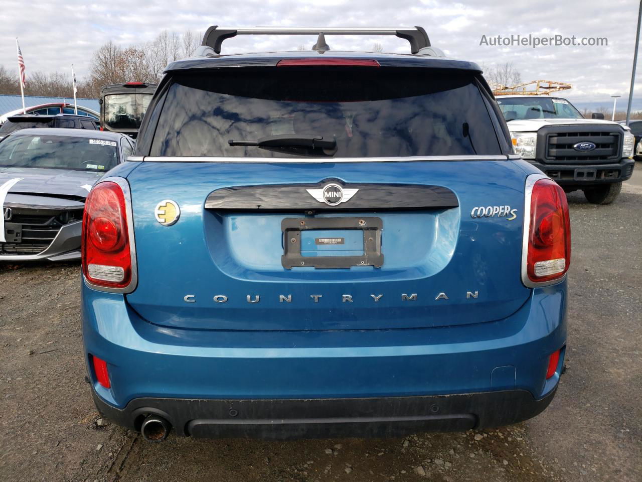 2018 Mini Cooper S E Countryman All4 Blue vin: WMZYU7C49J3B86378