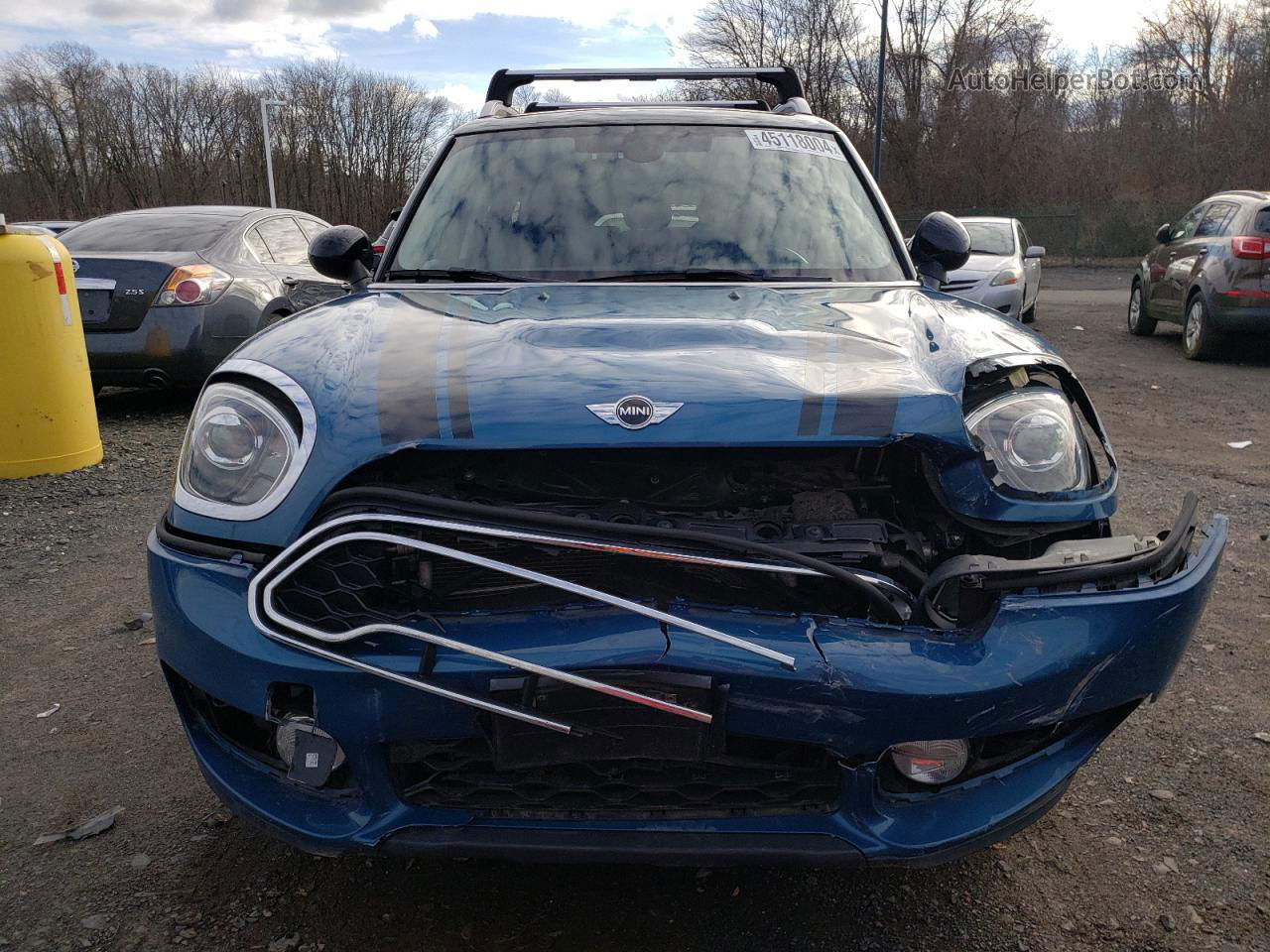 2018 Mini Cooper S E Countryman All4 Blue vin: WMZYU7C49J3B86378