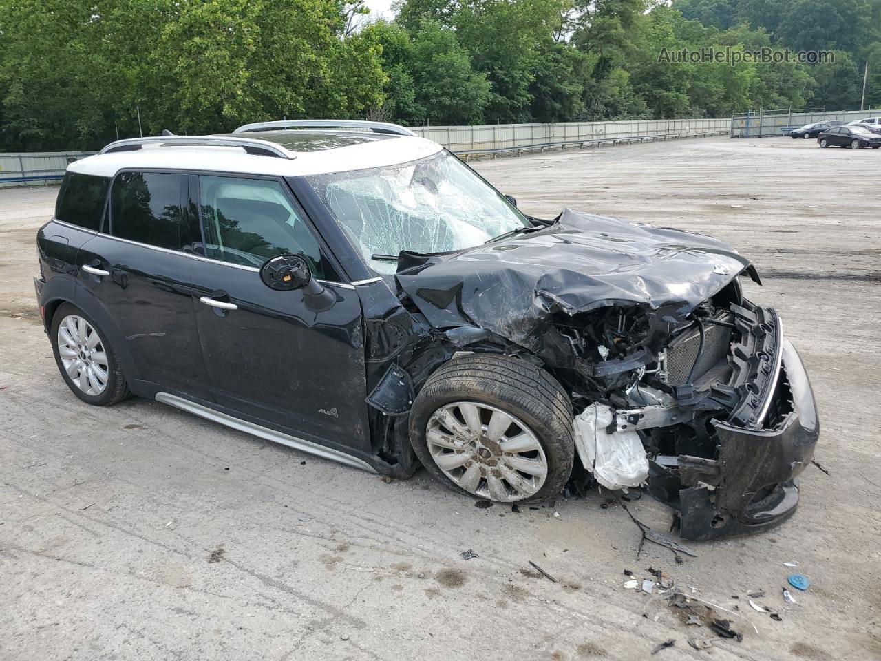 2018 Mini Cooper Countryman All4 Black vin: WMZYV5C30J3E03115