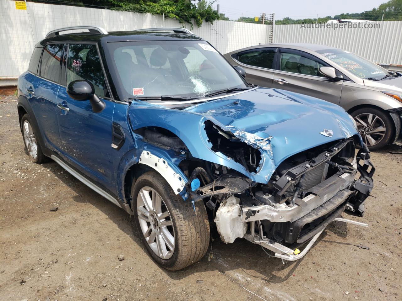 2018 Mini Cooper Countryman All4 Синий vin: WMZYV5C31J3E03625