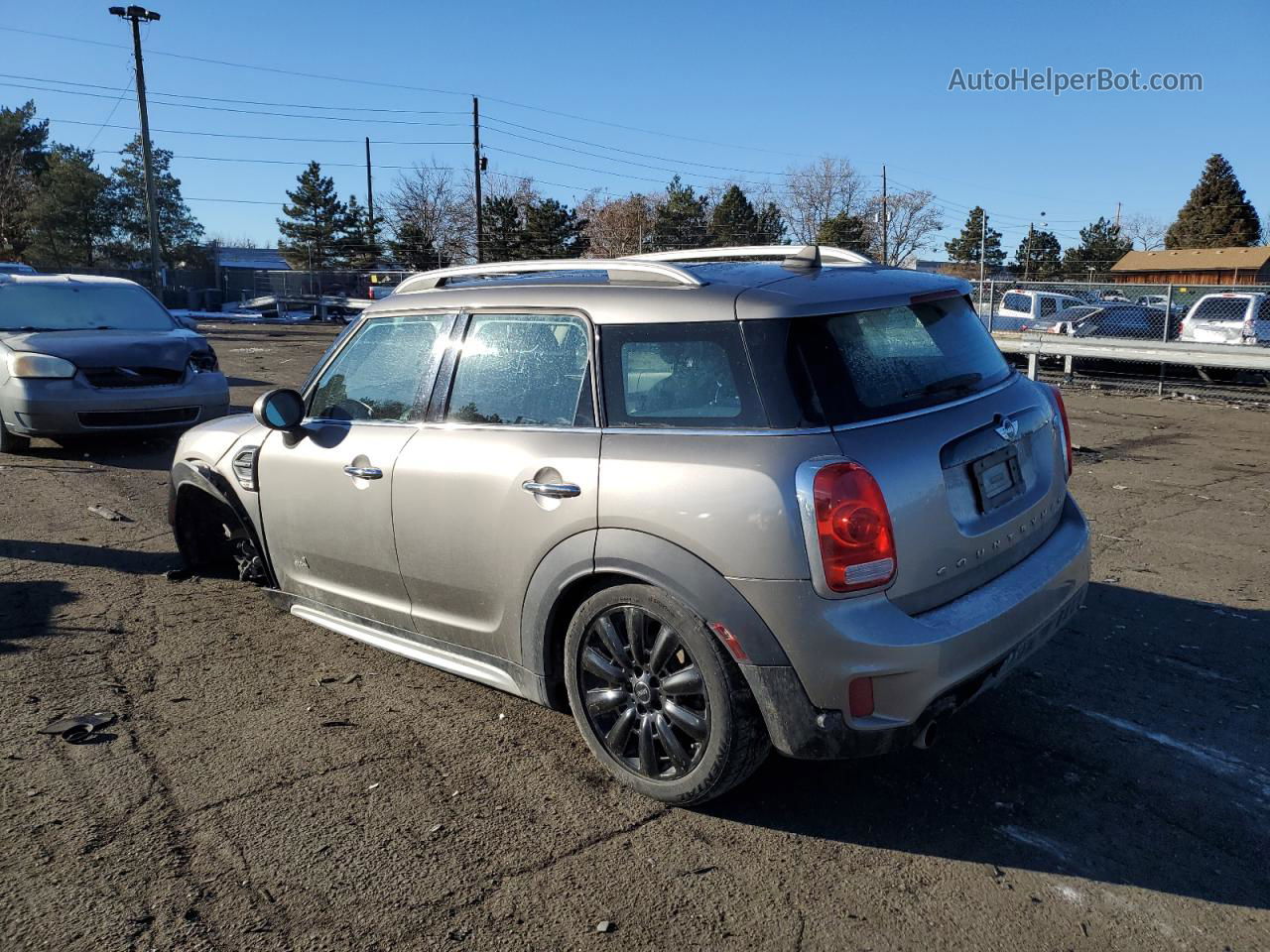 2018 Mini Cooper Countryman All4 Gray vin: WMZYV5C33J3E03075