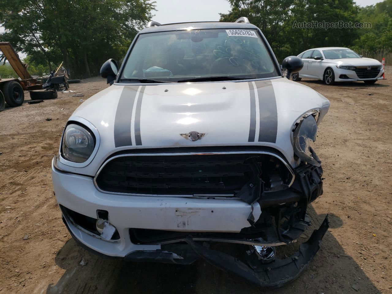 2018 Mini Cooper Countryman All4 White vin: WMZYV5C34J3E03019