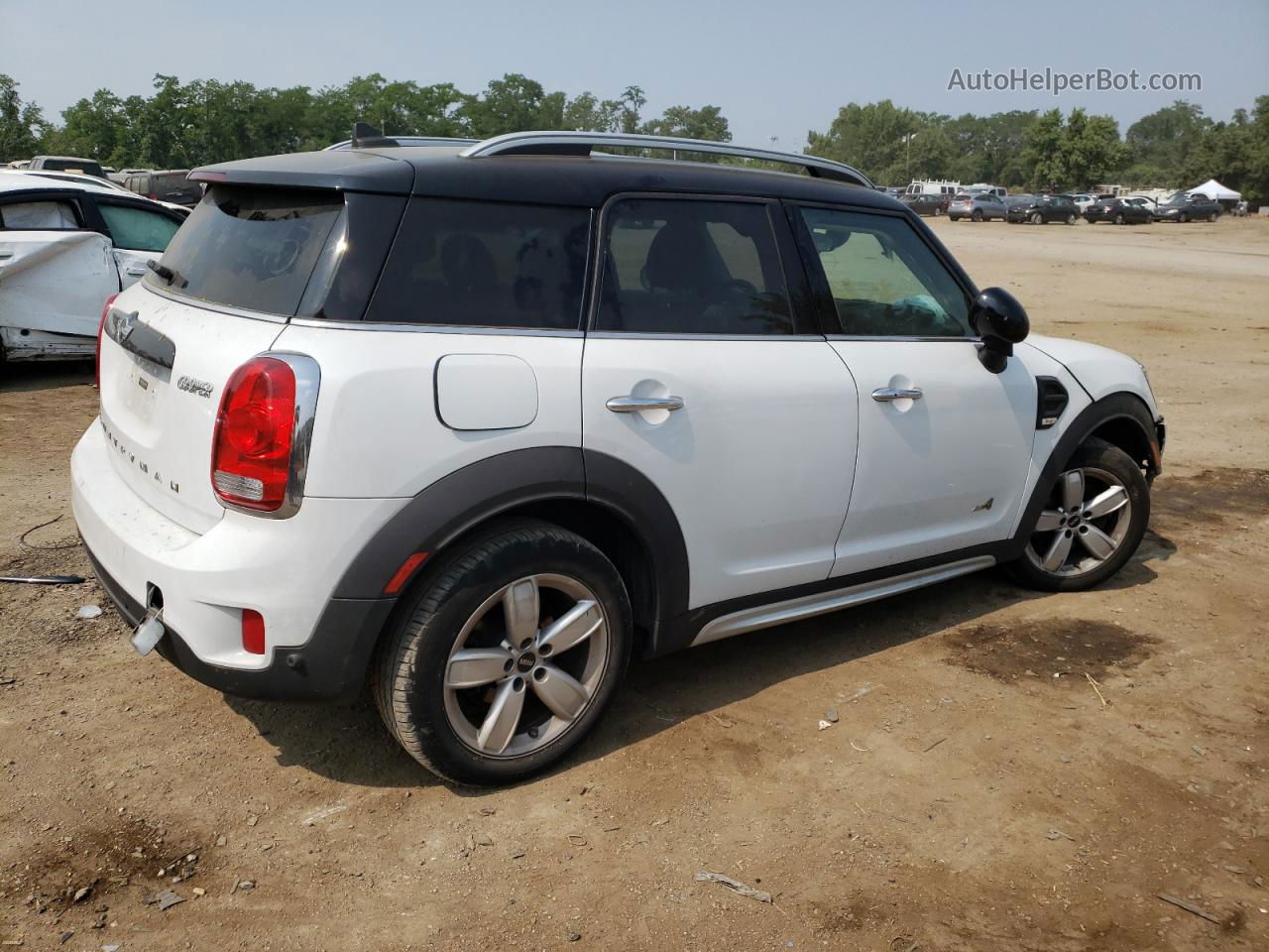 2018 Mini Cooper Countryman All4 White vin: WMZYV5C34J3E03019