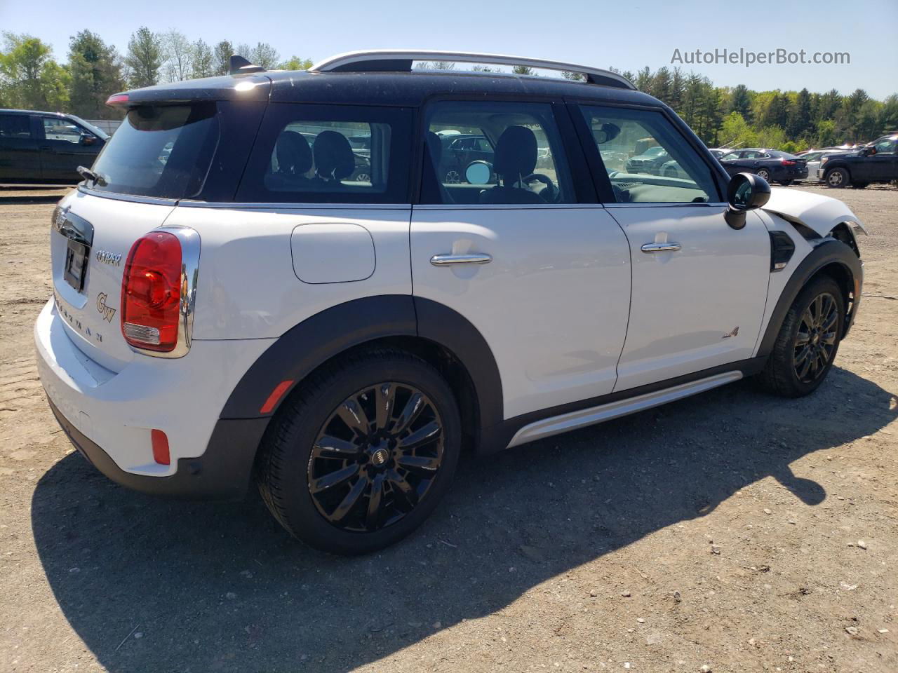 2018 Mini Cooper Countryman All4 White vin: WMZYV5C34J3E03618