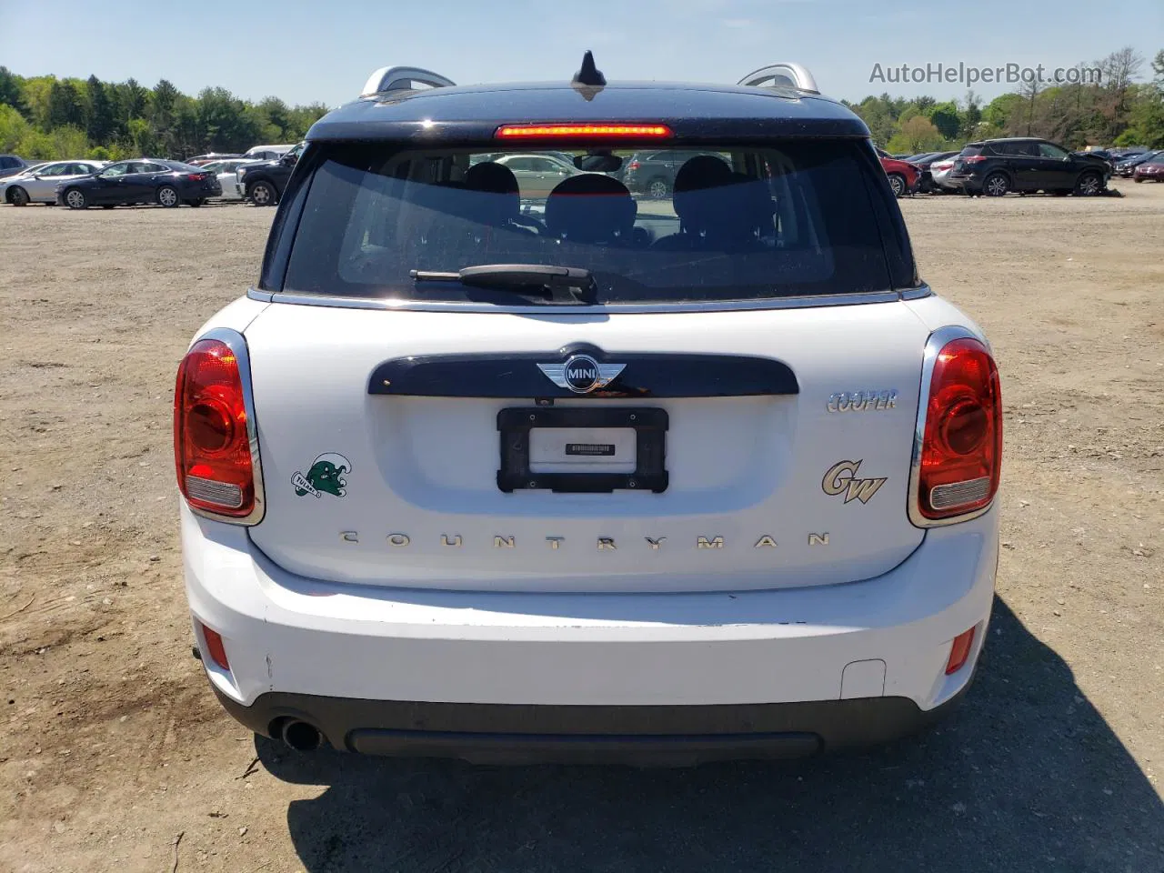 2018 Mini Cooper Countryman All4 White vin: WMZYV5C34J3E03618