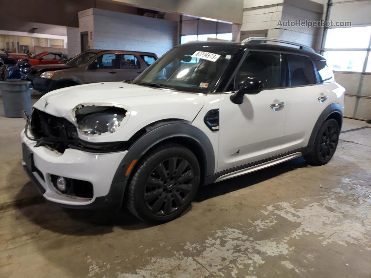 2018 Mini Cooper Countryman All4 White vin: WMZYV5C36J3E04978