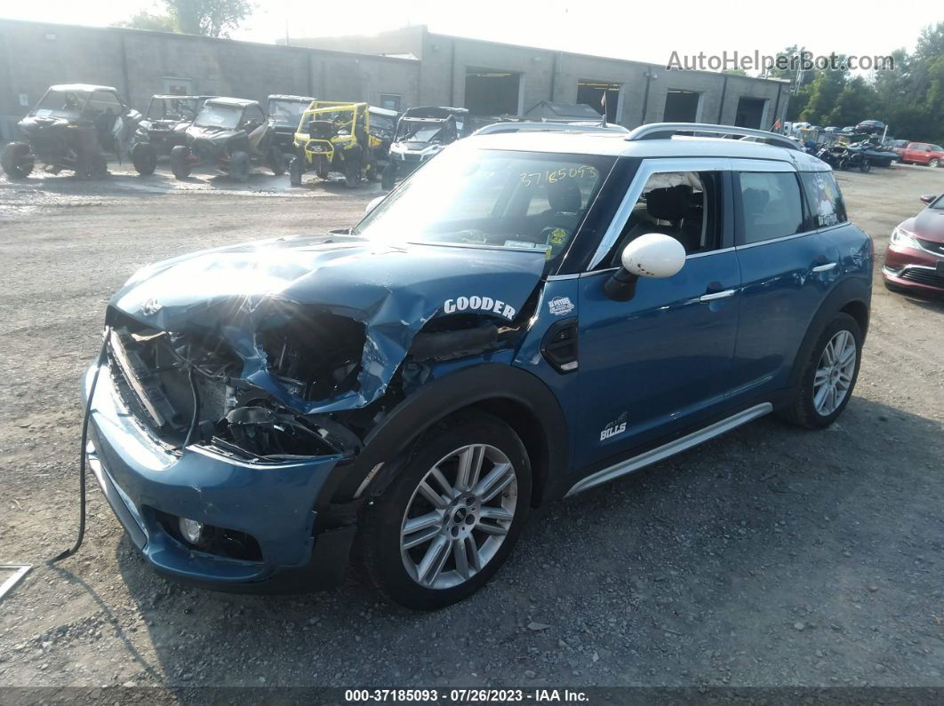 2018 Mini Countryman Cooper Синий vin: WMZYV5C37J3E04620