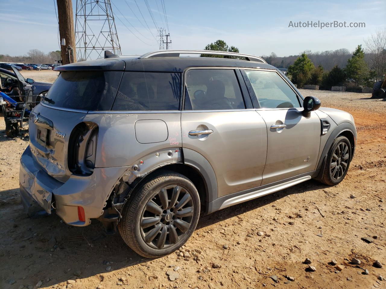 2018 Mini Cooper Countryman All4 Silver vin: WMZYV5C39J3E04750