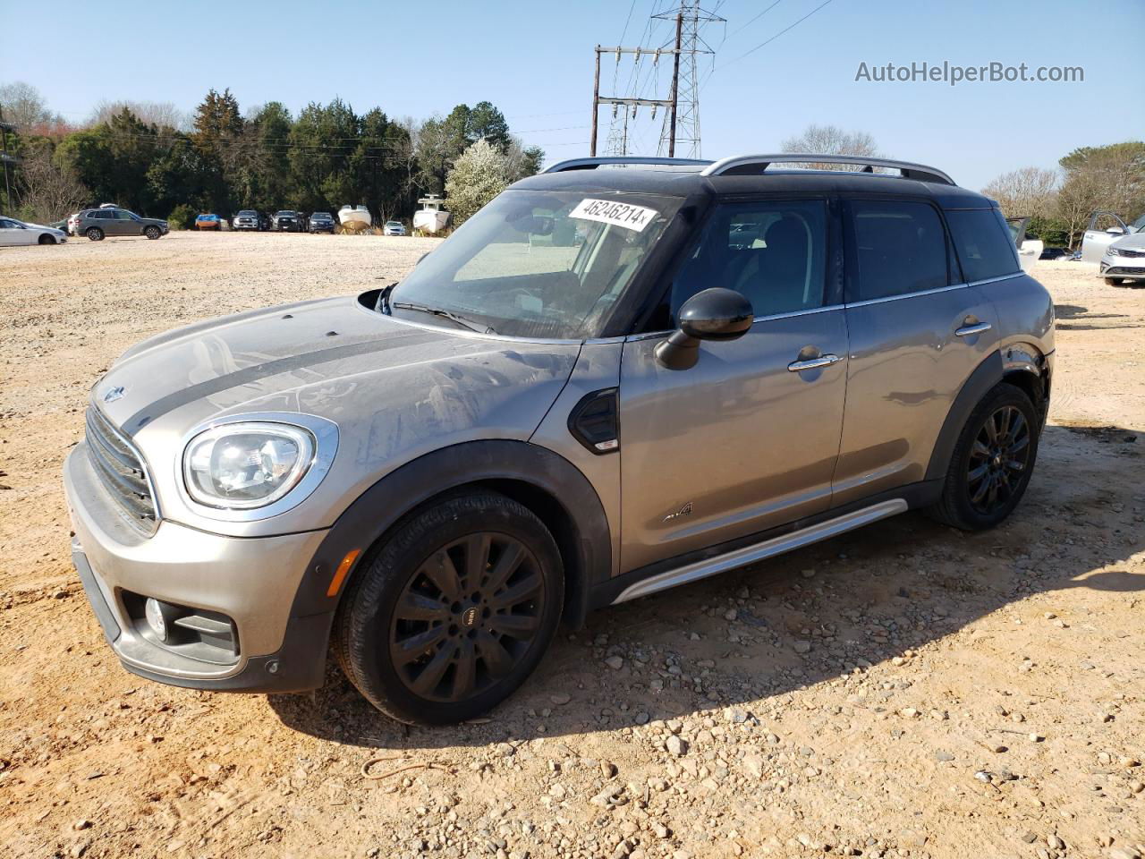 2018 Mini Cooper Countryman All4 Silver vin: WMZYV5C39J3E04750