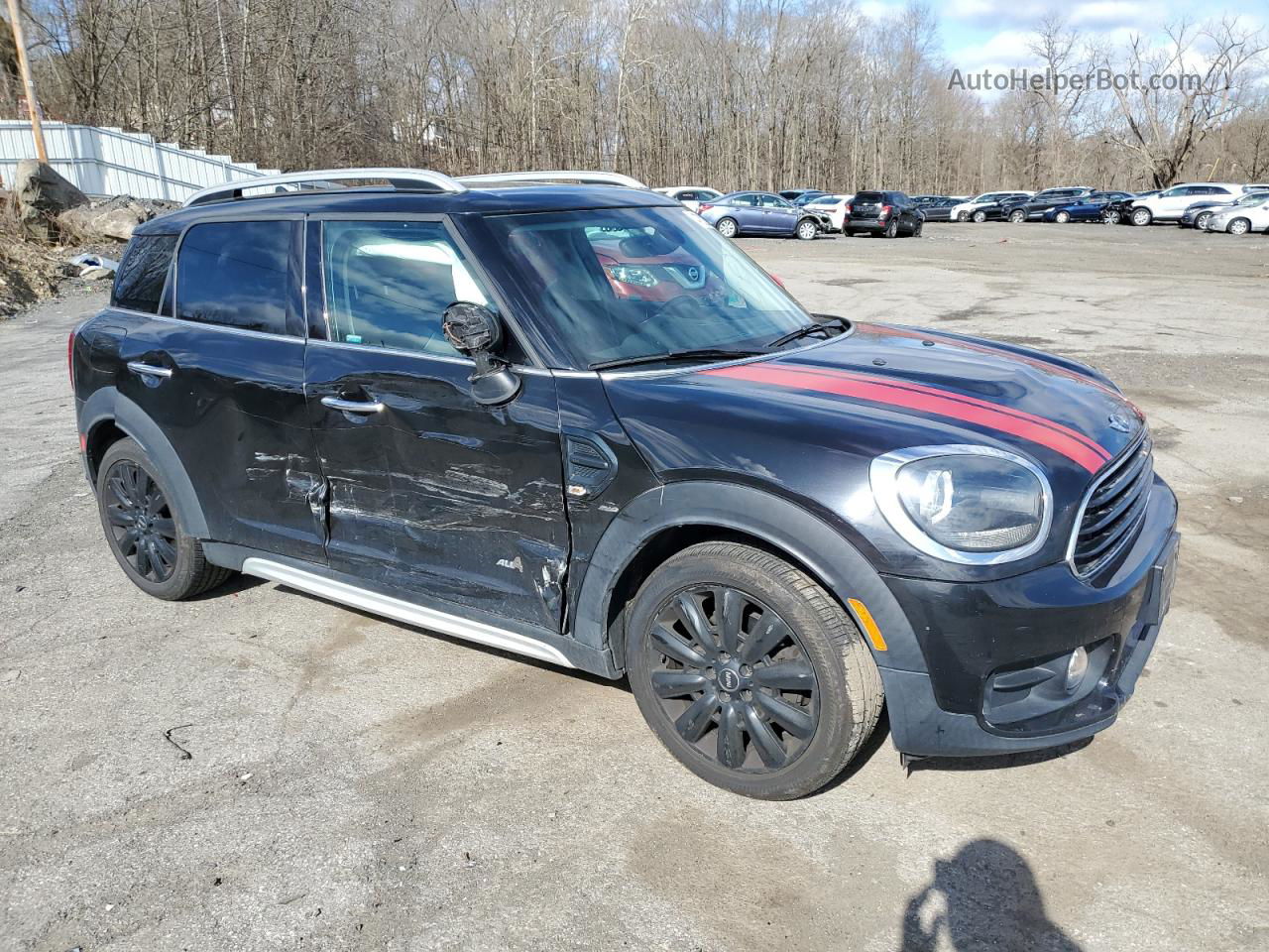 2018 Mini Cooper Countryman All4 Black vin: WMZYV5C3XJ3E03980