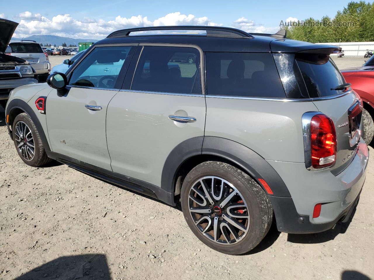 2018 Mini Cooper Jcw Countryman All4 Gray vin: WMZYV9C36J3B91862