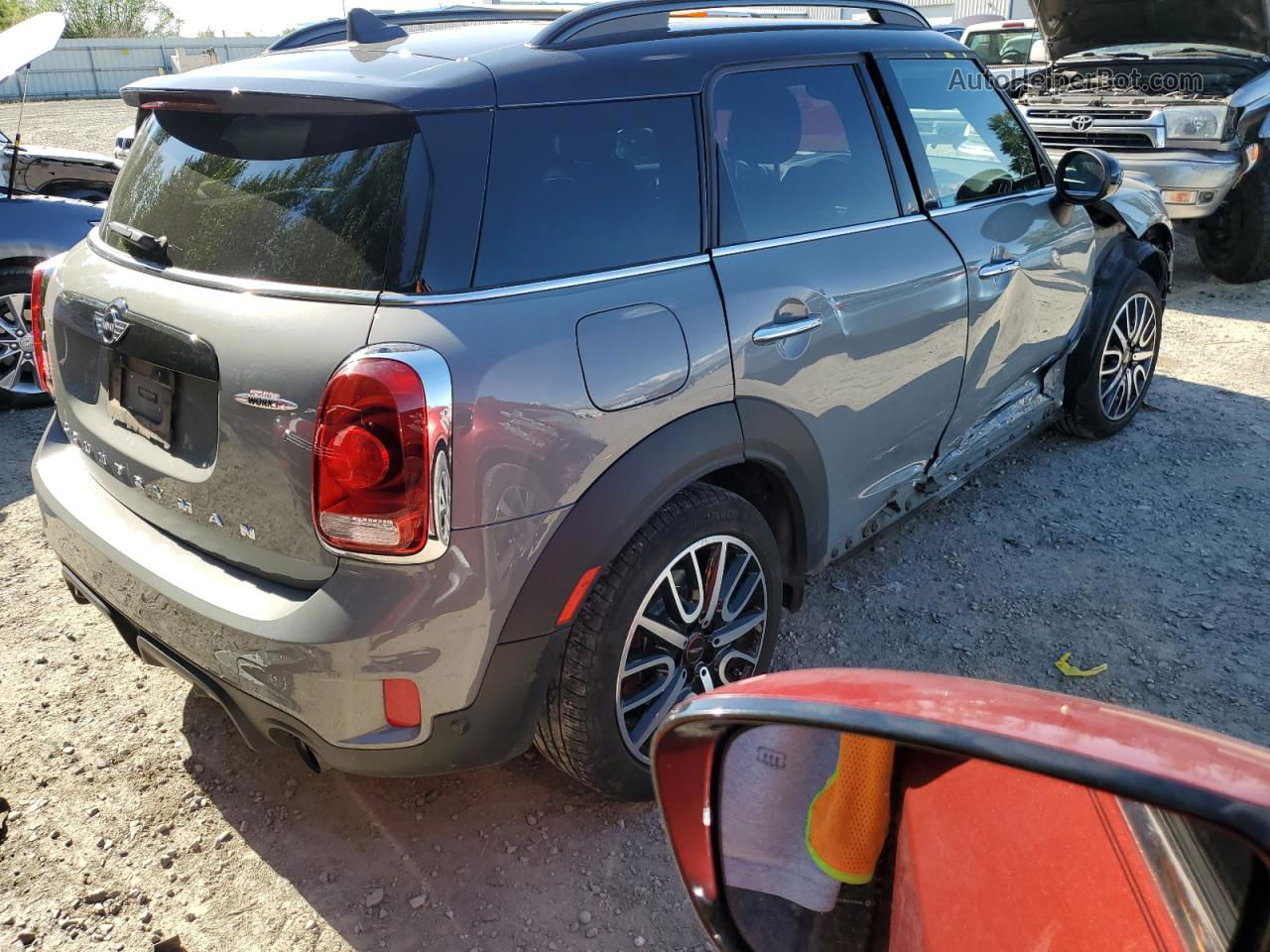 2018 Mini Cooper Jcw Countryman All4 Gray vin: WMZYV9C36J3B91862