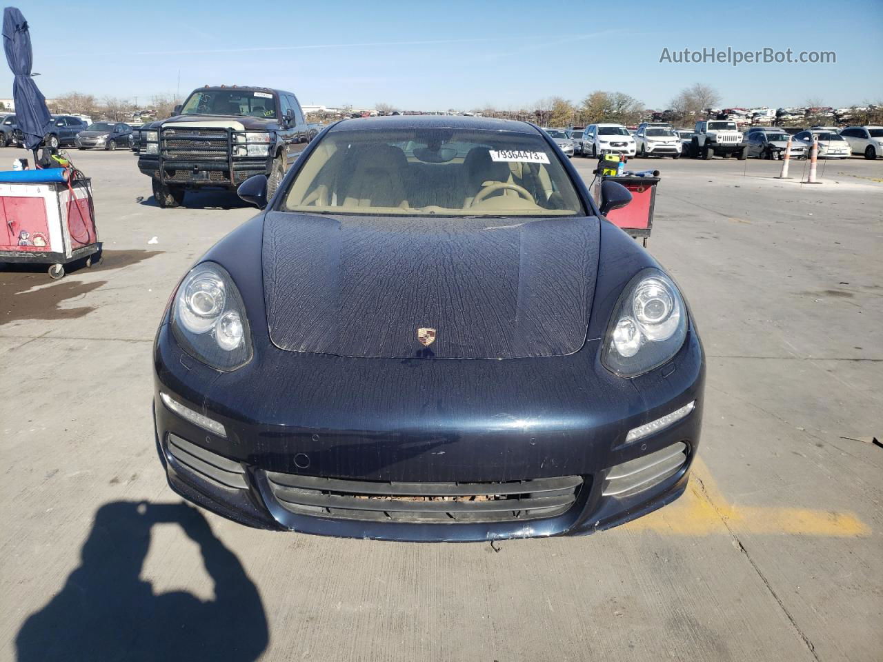 2014 Porsche Panamera 2 Blue vin: WP0AA2A70EL005200