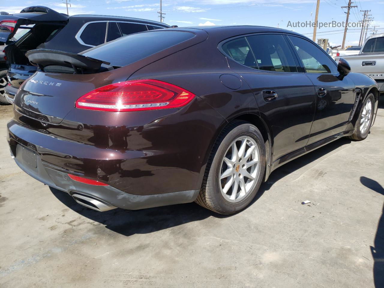 2014 Porsche Panamera 2 Бордовый vin: WP0AA2A70EL011563