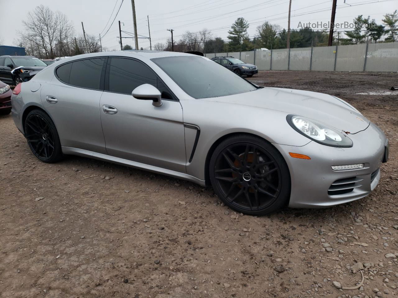 2014 Porsche Panamera 2 Silver vin: WP0AA2A70EL015046