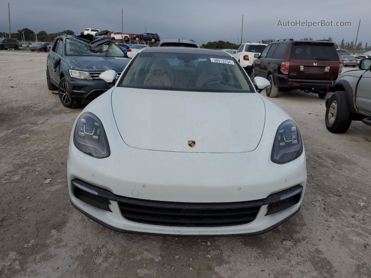 2018 Porsche Panamera 4 White vin: WP0AA2A70JL101290