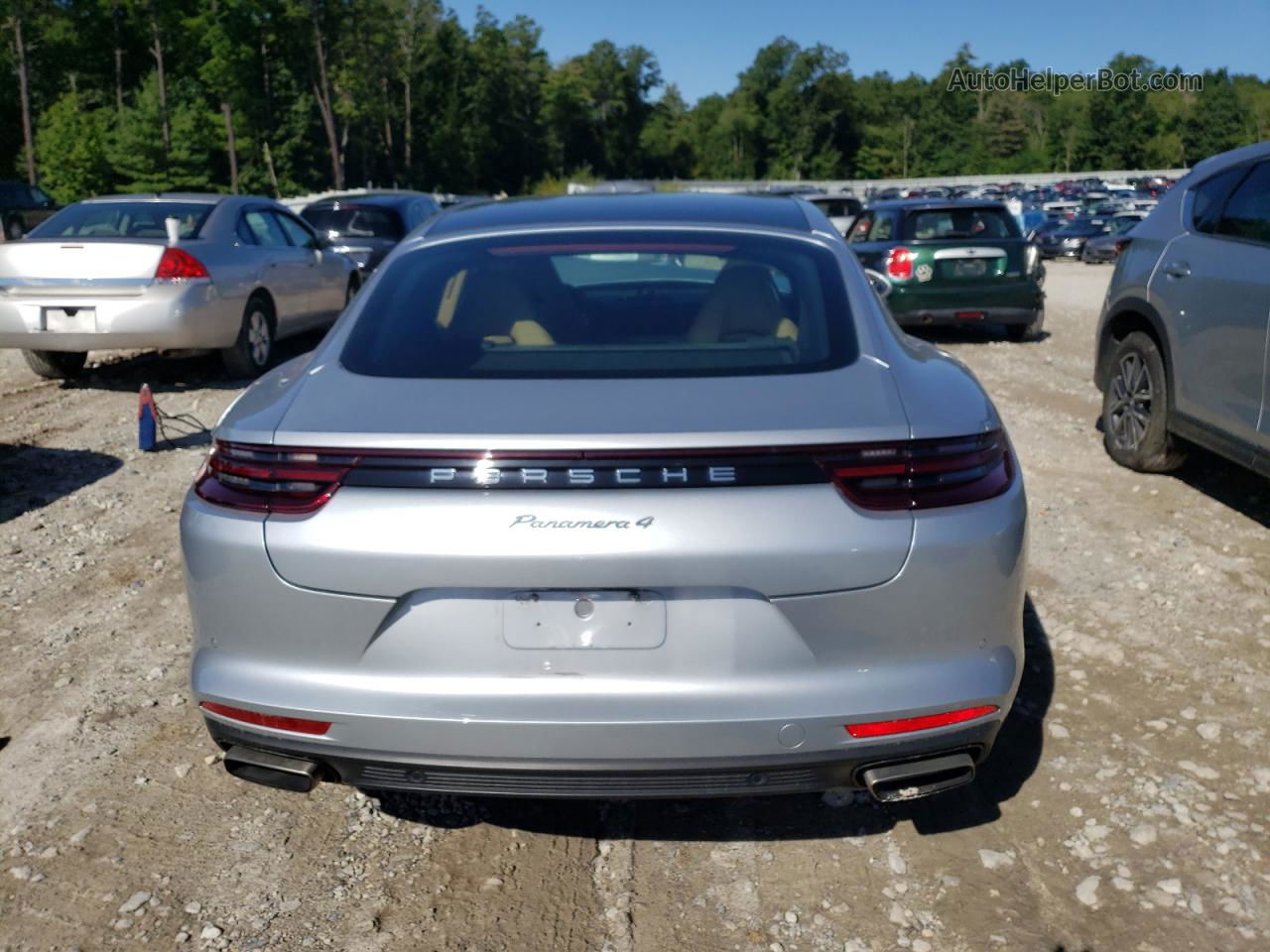 2018 Porsche Panamera 4 Silver vin: WP0AA2A70JL109387