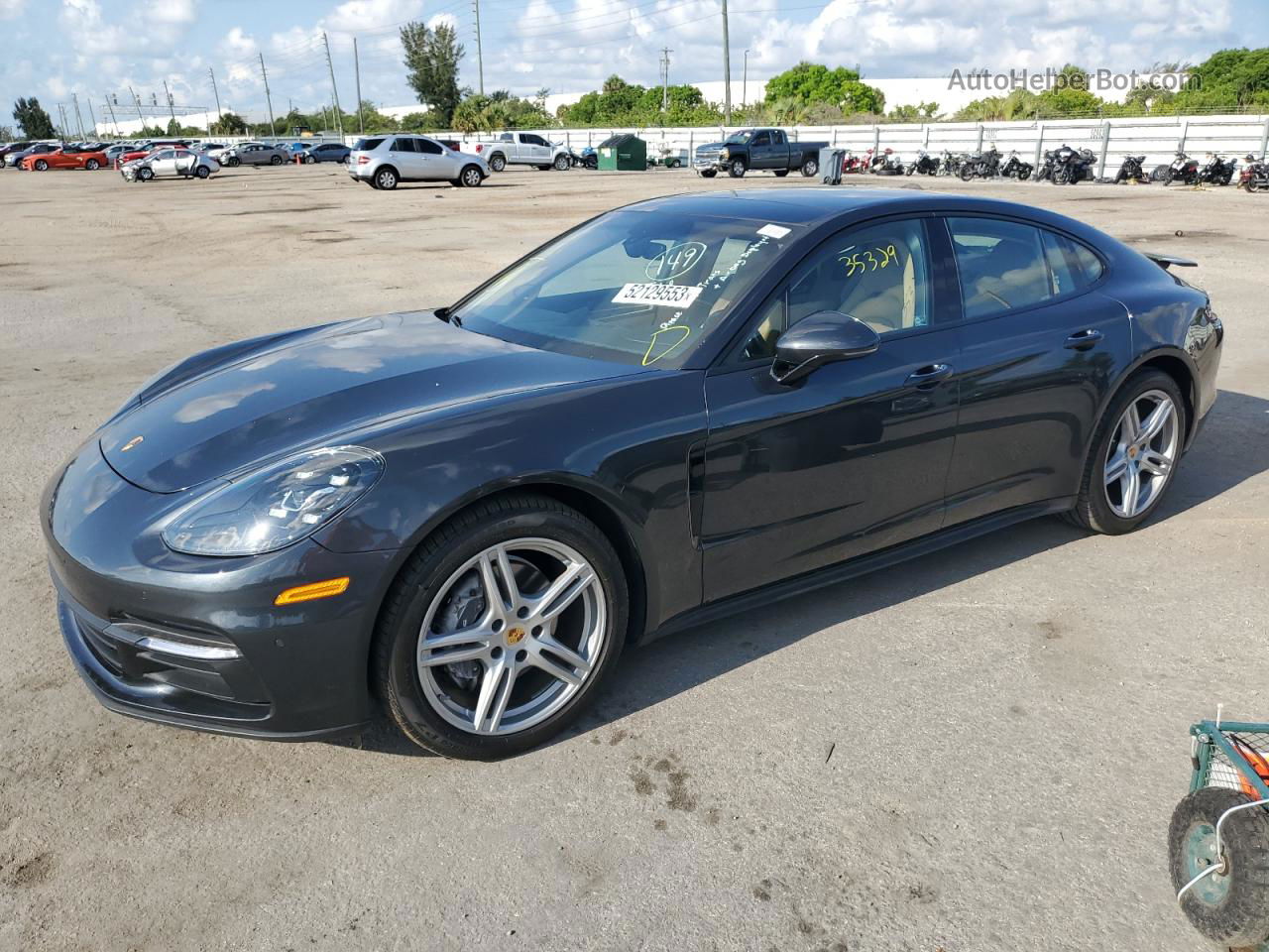 2018 Porsche Panamera 4 Charcoal vin: WP0AA2A71JL109804