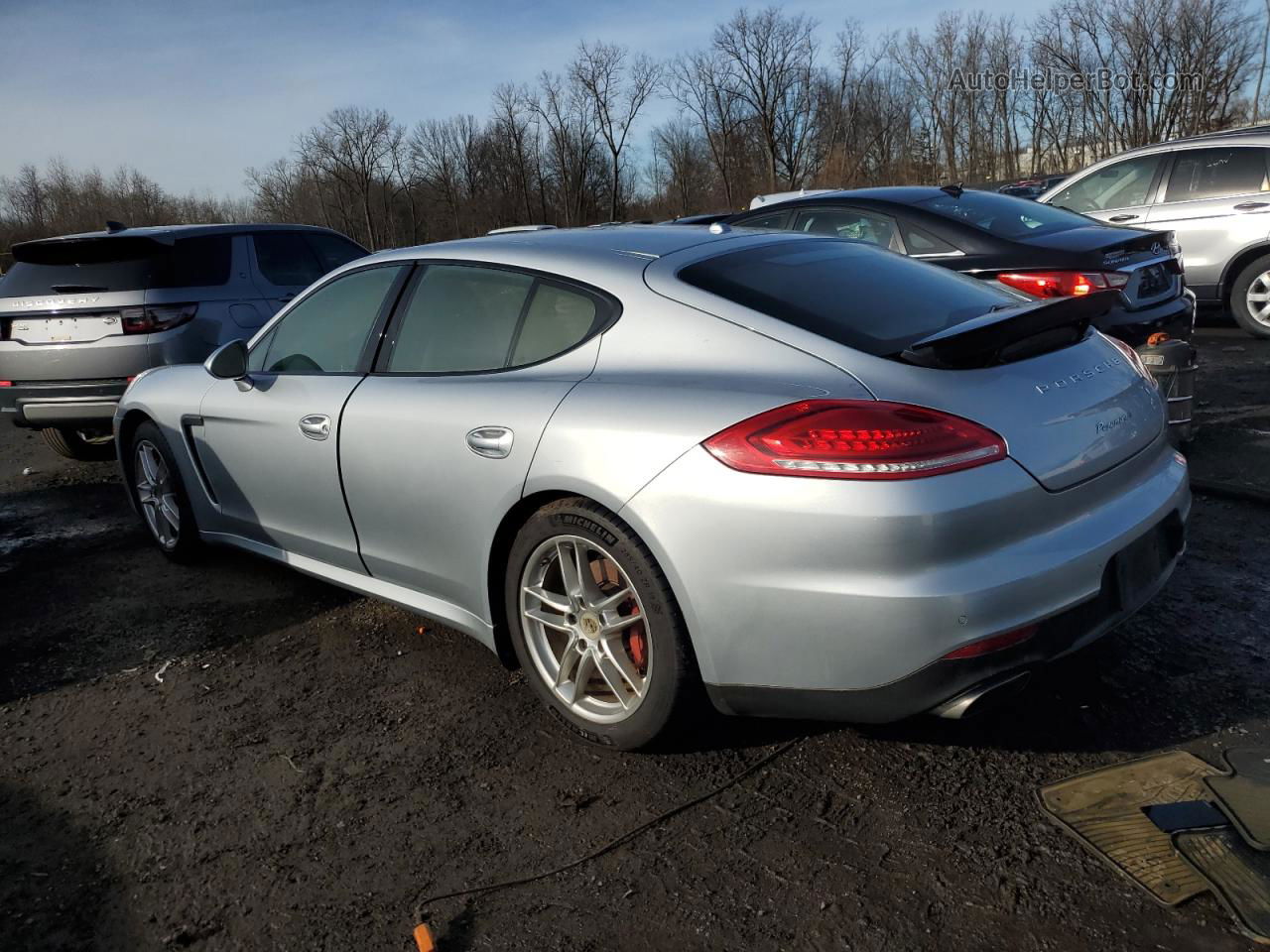 2014 Porsche Panamera 2 Silver vin: WP0AA2A72EL015047