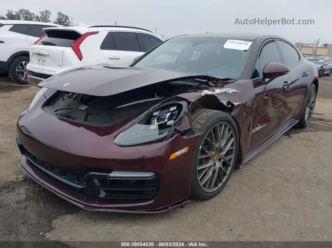 2018 Porsche Panamera   Burgundy vin: WP0AA2A72JL111335