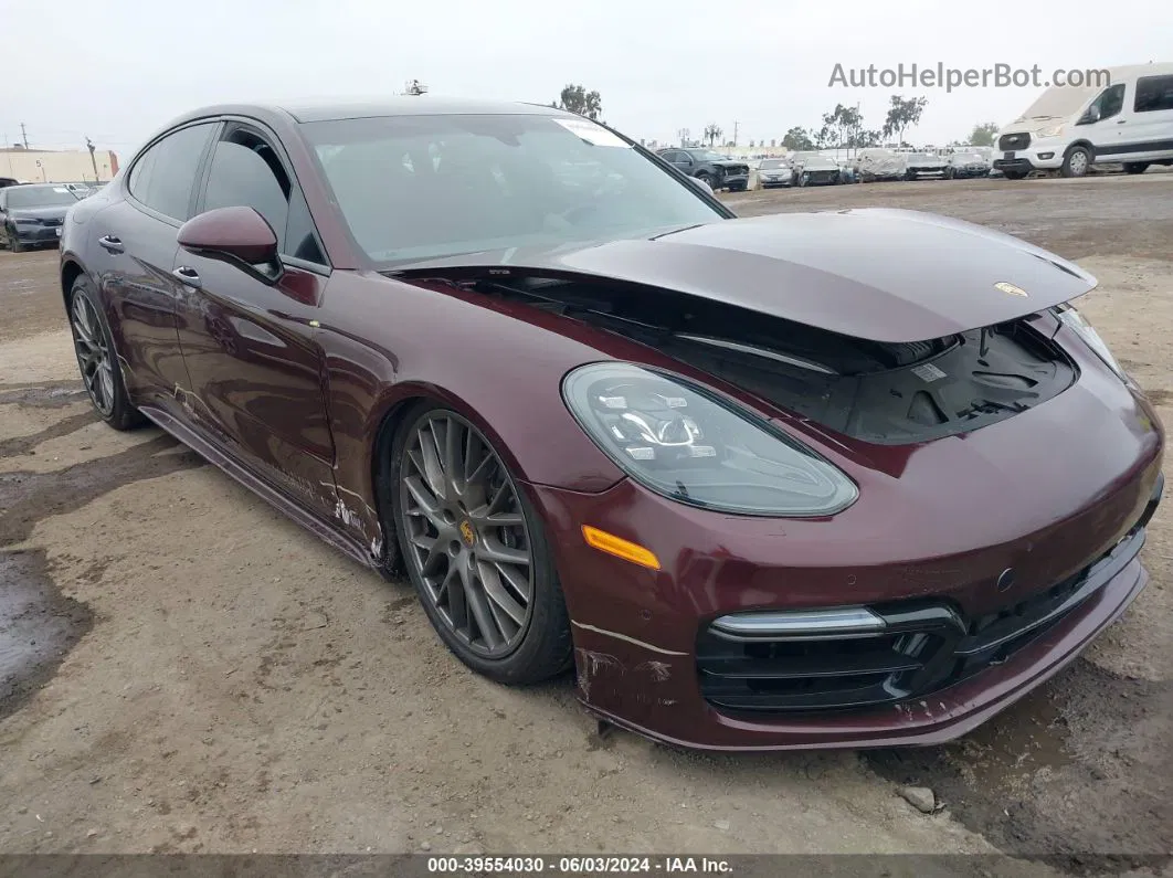 2018 Porsche Panamera   Burgundy vin: WP0AA2A72JL111335